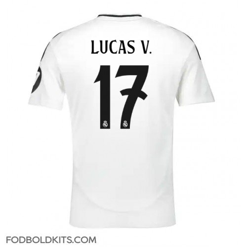 Real Madrid Lucas Vazquez #17 Hjemmebanetrøje 2024-25 Kortærmet